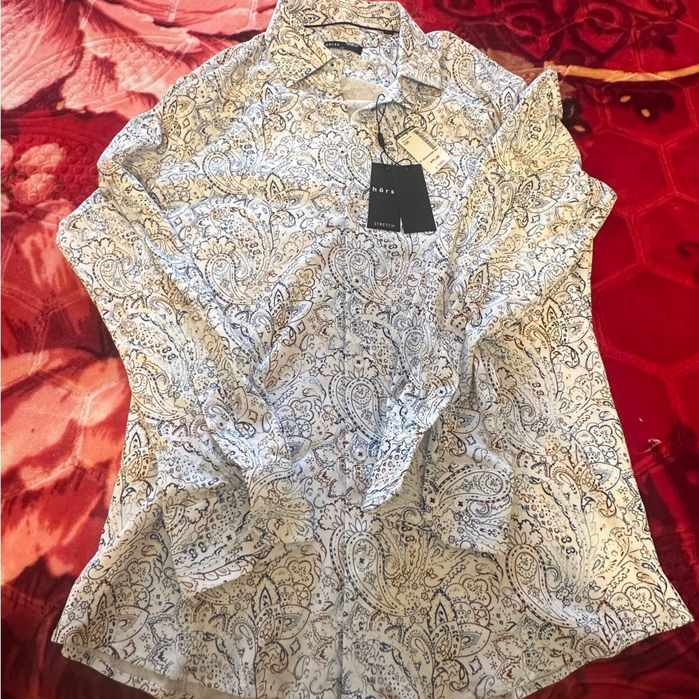 NEW Paisley Button Down Shirt